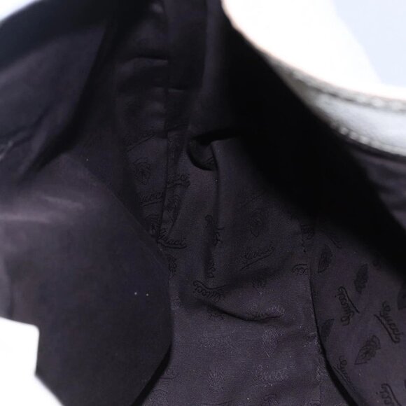 GUCCI Guccissima GG Shoulder Bag Leather White Auth ki6079 - Picture 13 of 16